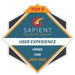 Sapient Insights User Experience User Experience HRMS Badge